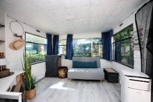  +OASE am See zum Wohlf�hlen, Wohnwagenhaus im Storchencamp, Ruster Bucht, provisionsfrei ,D+