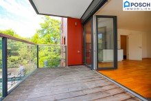  Super Lage beim Beethovengang,  4 Zimmer mit 8m� West-Terrasse/ Loggia, Beethovens Garten, Ruhelage mit Gr�nblick, 2 B�der, 2 WC, 1. OG, Lift, Tiefgarage,