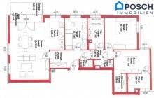  Super Lage beim Beethovengang,  4 Zimmer mit 8m� West-Terrasse/ Loggia, Beethovens Garten, Ruhelage mit Gr�nblick, 2 B�der, 2 WC, 1. OG, Lift, Tiefgarage,