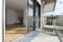 +Pauschale allinklusiv Miete+ KLIMA-HEIZUNG-INKLUDIERT* NEUEBAU-LUXUS- 2 Zimmer, West-Balkon* Ma�einbau-K�che, zugfreie Deckenk�hlung, FBH, Alarmanlage, Garage, Lift, barrierefrei