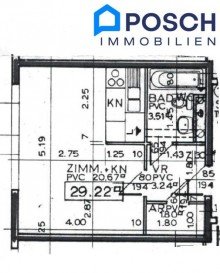  *Mit hochwertigen Materialien renovierte Ein-Zimmerwohnung* 3.Liftstock * Top-Design-Wohnk�che*