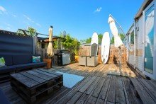  +OASE am See zum Wohlf�hlen, Wohnwagenhaus im Storchencamp, Ruster Bucht, provisionsfrei ,D+