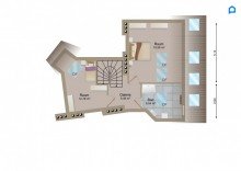 Top 31 DG2 +Helle + ruhige + Dachgeschoss Maisonette+ Klimaanlage + in renoviertem Jahrhundertwendehaus+Komplett sanierter Erstbezug + 4.Liftstock +  Kellerabteil+