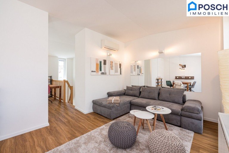  Wien,Favoriten - Gellertplatz, Hauptbahnhof, Reumannplatz, Amalienbad Dachgeschosswohnung + WIE NEU + Helle 3 -Zimmer Dachgeschoss Maisonette + 2 Balkone/ 1 Terrasse+ inklusive K�che +