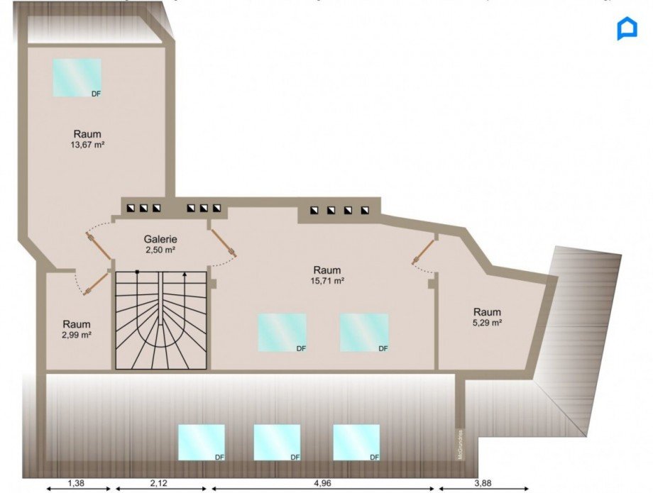 GR Top 30 DG2 Dachgeschosswohnung Wien