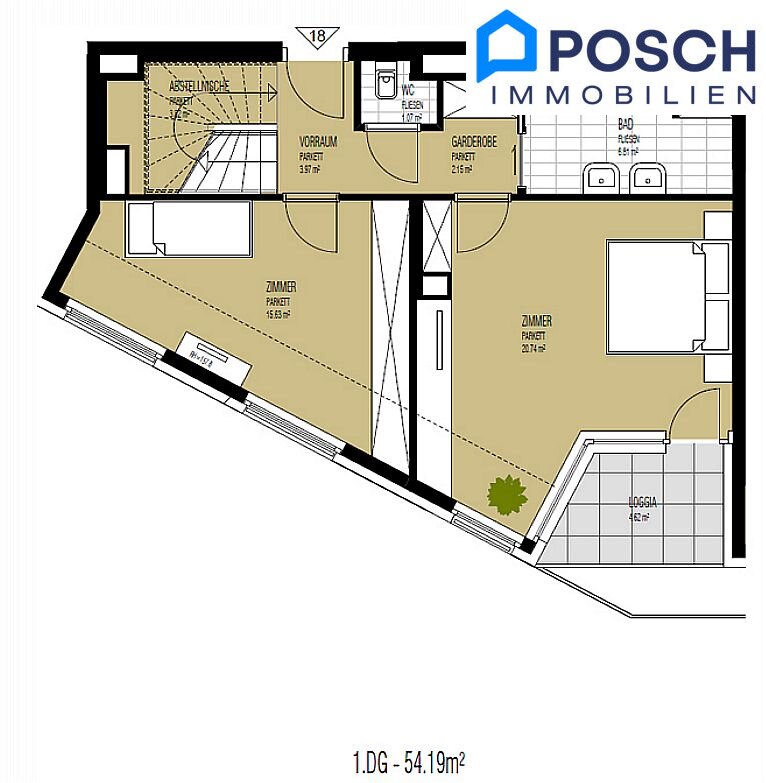  Dachgeschosswohnung Wien