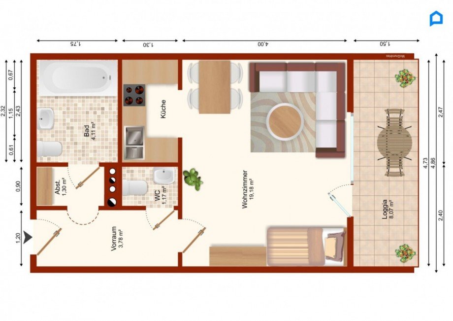  Etagenwohnung Wien