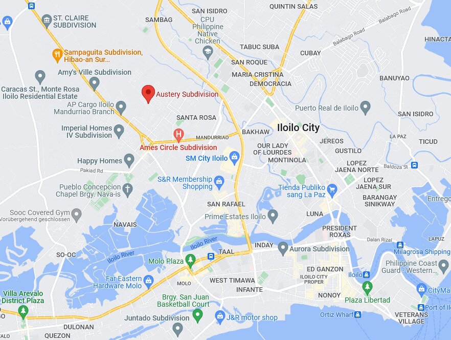 Austery Subdivision Lageplan Villa Iloilo City