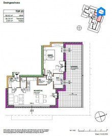  NEUWERTIG, Penthouse-Feeling mit Weitblick und gro�er Sonnenterrasse, Dachgeschoss, 2 Zimmer, Tiefgarage optional, hochwertigste Ausstattung