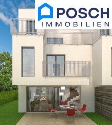  BELAGSFERTIG, REIHENHAUS- Ziegelmassiv mit Garten, EIGENGRUND, 0% provisionsfrei, absolute Gr�n-Ruhelage, 1-(2) Stellplatz vor dem Haus