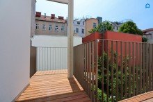 Balkon Terrasse Top 11 ERSTBEZUG, UNABH�NGIG v. fossilen Brennstoffen, kernsanierter Albau, modernste Ausstattung ab 41 m� -148m� Wohnfl�che, 2-4 Zimmer plus Nebenr�ume, Etagen- und DG Wohnungen, W�rmep. FBH,Deckenk�hlung