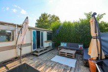  +OASE am See zum Wohlf�hlen, Wohnwagenhaus im Storchencamp, Ruster Bucht, provisionsfrei ,D+