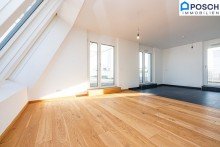  * LUXUS Dachgeschoss* ERSTBEZUG, 4 Zimmer, 178m� Terrassen/ Balkone * D * und Wohnung auf einer Ebene, opt.Tiefgaragenplatz *