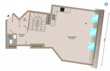 Top 31 DG1 +Helle + ruhige + Dachgeschoss Maisonette+ Klimaanlage + in renoviertem Jahrhundertwendehaus+Komplett sanierter Erstbezug + 4.Liftstock +  Kellerabteil+