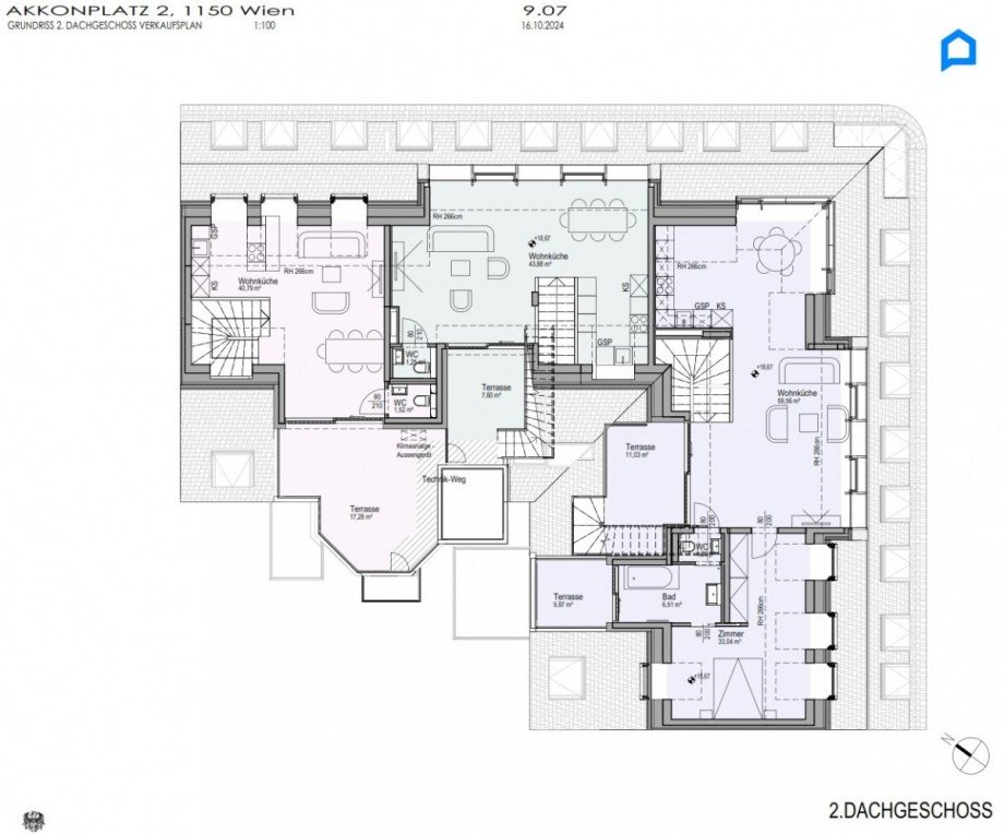  Dachgeschosswohnung Wien,Rudolfsheim-F�nfhaus