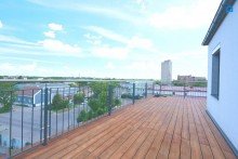  NEUWERTIG, Penthouse-Feeling mit Weitblick und gro�er Sonnenterrasse, Dachgeschoss, 2 Zimmer, Tiefgarage optional, hochwertigste Ausstattung
